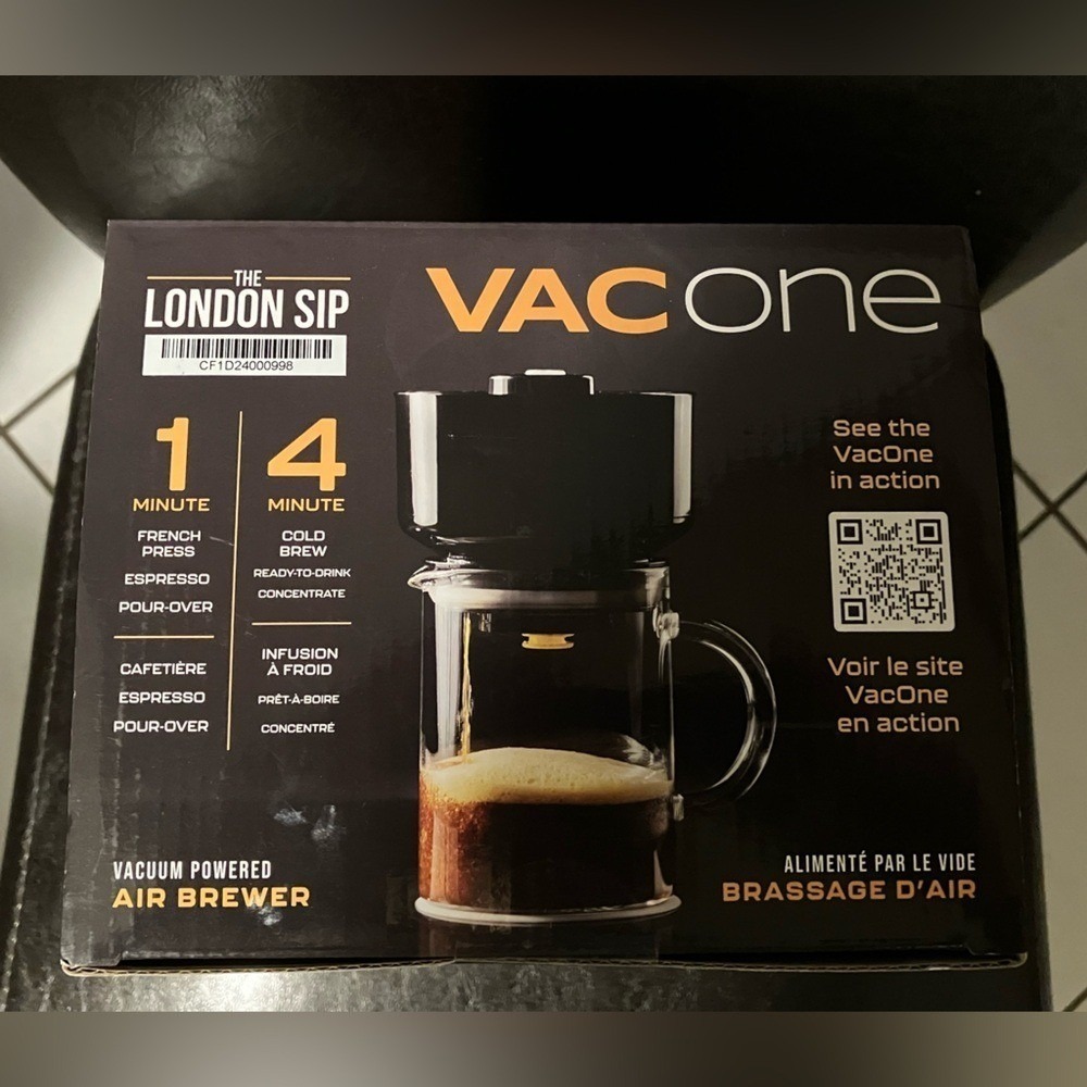 VACone London Sip Air Brewer USB Rechargeable Battery Coffee Maker NIB - Picture 3 of 5